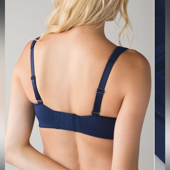 Lululemon Ta Ta Tamer Sports Bra Navy - Picture 2 of 5
